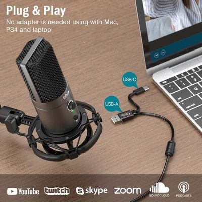 Fifine T683 USB Gaming Streaming Microphone for PC/Mac/Mobile - Price in Bangladesh_img_1