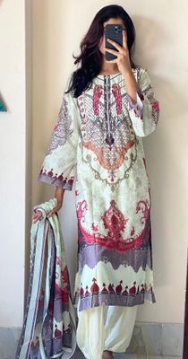 Premium Cotton Readymade Three piece_img_0