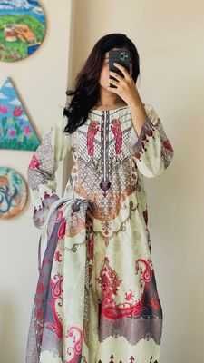Premium Cotton Readymade Three piece_img_2