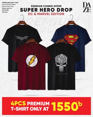 SH46 Super Hero Combo T-shirt_img_0