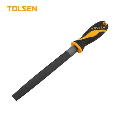 TOLSEN 8" Steel File Half Round  TPR Handle 32005_img_0