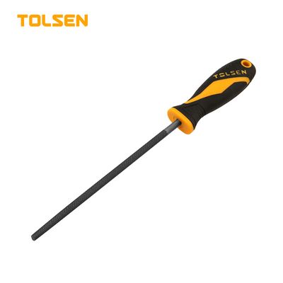 TOLSEN 8" Steel File Round  TPR Handle 32009_img_0