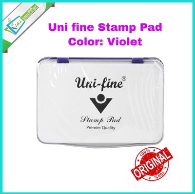 Uni fine Stamp Pad Premier Quality Black or Violet_img_0