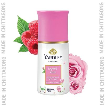 Yardley London Deodorant Roll On English Rose for Women_img_1