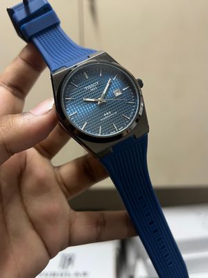 PRX FIBER BELT WAFFALE BLUE DIAL BLACK CASE_img_0