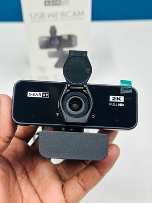 GearUP K450 Webcam- 2K 4.0MP HD USB Webcam with Privacy Cover Plug & Play USB Webcam with Built-in Mic_img_5