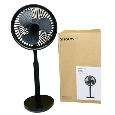 Xiaomi AISOLOVE F5 Pro Rechargeable Fan 4000mAh with Swing & Extendable- Black Color_img_1