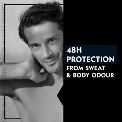 Nivea Men Roll On Antiperspirant & Deodorant Invisible Black and White 48 Hour Protection - Alcohol Free, 50_img_1
