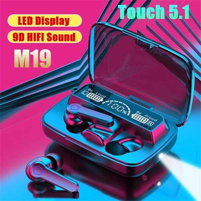 M19 Earbuds TWS Earphone Intelligente Touch_img_2