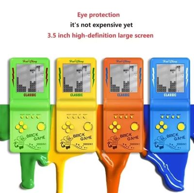 BRICK GAME (Portable Game Console) Tank Fighting Racing Game Toys Classic Childhood