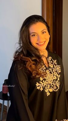Black Embroidered Kurti_img_4