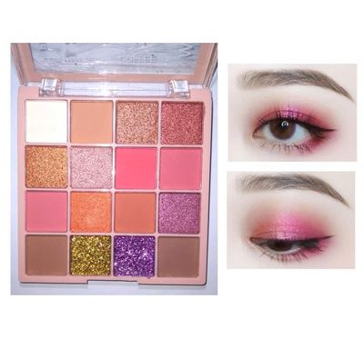 16 Color Eyeshadow Palette Lameila Glitter Diamond Sequin_img_0