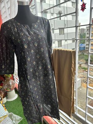 Premium Indian Viscose Silk Kurti Set with Straight Pant – RAYNIX_img_2