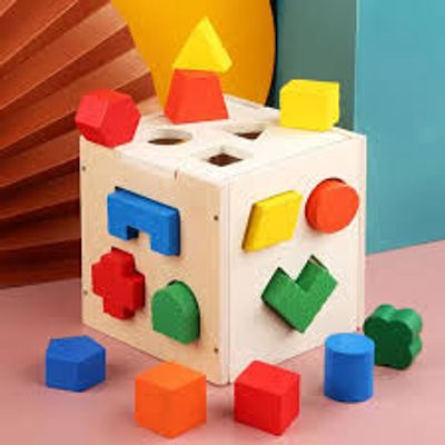 Fifteen hole Shape Intelligence Educational Wood Baby Toys_img_1