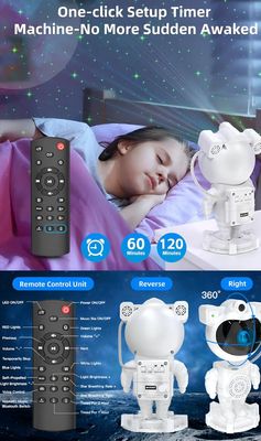 COREGENIX Newly Launched Astronaut Wireless 5W Bluetooth Speaker with Galaxy Projector & 8Hrs Playtime, HD Surround Sound, Also Support Pen Drive, SD Card, AUX, FM & Call Function for Android & iOS_img_2