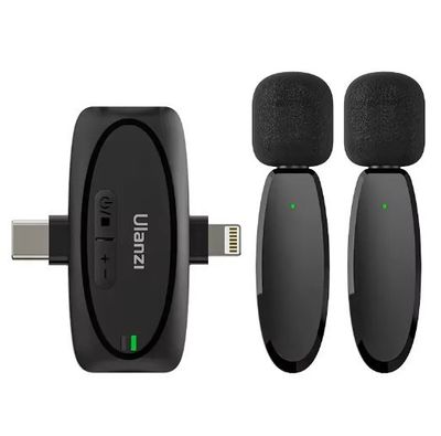 Ulanzi V6 3-in-1 Wireless Lavalier Microphone for iPhone, Android, Tablet & Camera_img_0