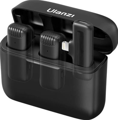 Ulanzi J12 Dual Wireless Microphone For iPhone With Charging Case_img_0