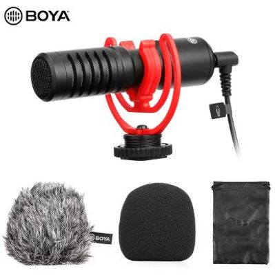 Boya MM1+ Super-Cardioid Shotgun Microphone For Vlogging, Live Streaming, Audio Recording_img_0