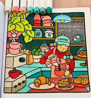 Girl’s Cozy Moments - Coloring Books_img_7