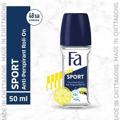 Fa Sport Men Roll On 50ml Deodorant ​48H Fragrances_img_1