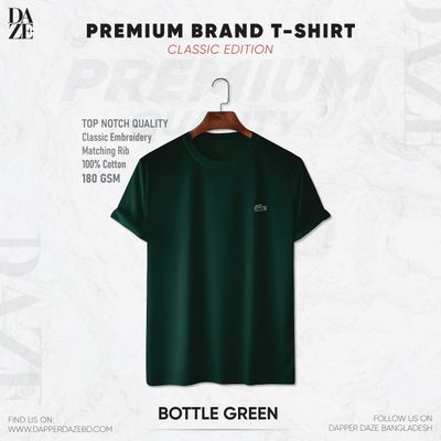 LC13 Bottle Green Premium Brand T-Shirt_img_1