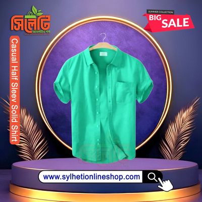 Combo Men's Stylish Half Sleev Casual Solid Shirt_img_1