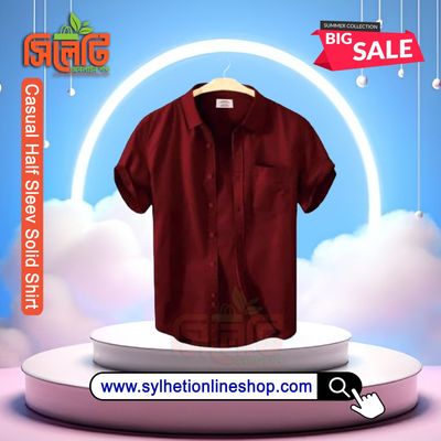 Combo Men's Stylish Half Sleev Casual Solid Shirt_img_2