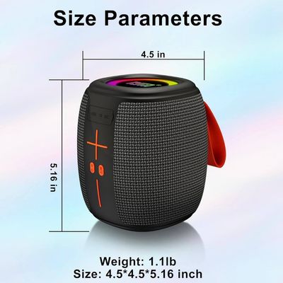 HM-805 Portable Bluetooth Speaker with RGB Lights_img_1
