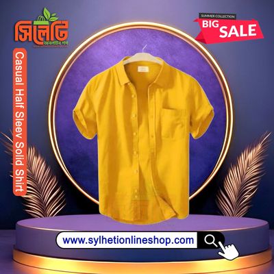 Combo Men's Stylish Half Sleev Casual Solid Shirt_img_1