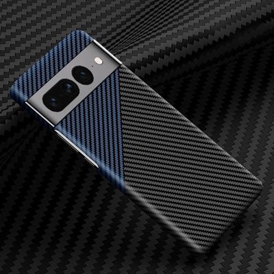 Google Pixel8Pro mobile phone case color matching magnetic carbon fiber pattern all-inclusive PC protective cover_img_5