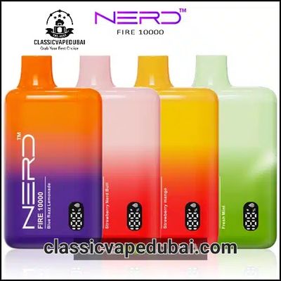 NERD Fire 10000 Puffs 20MG Disposable Vape in Dubai_img_0