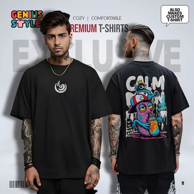Calm Down Premium Drop Shoulder T-shirt - 08_img_1