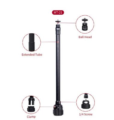 JMARY MT-21 Adjustable Arm Extension Tripod_img_2