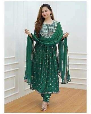 লিনেন এমব্রয়ডারি থ্রি পিস_img_0