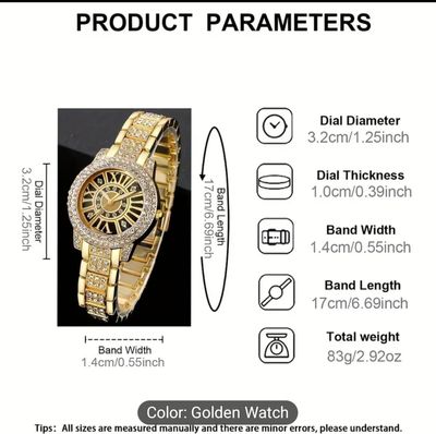 Quartz Watch with Rhinestones_img_2