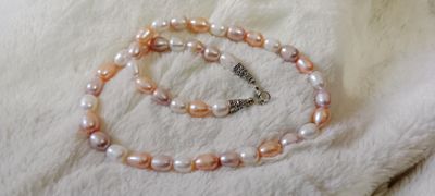 Multicolor Rice Pearl Necklace_img_0