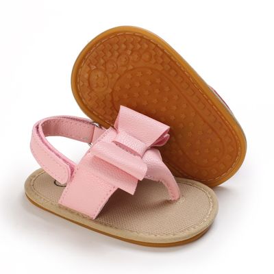 Baby Girls Anti Slip Sole Bow Pre-Walking Summer Sandals (6 - 18 months)_img_3