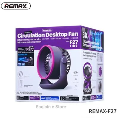 Remax F27 Fonzyr Series Circulation Desktop Fan_img_1