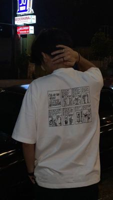 Comic oversized t-shirt 200 GSM_img_0