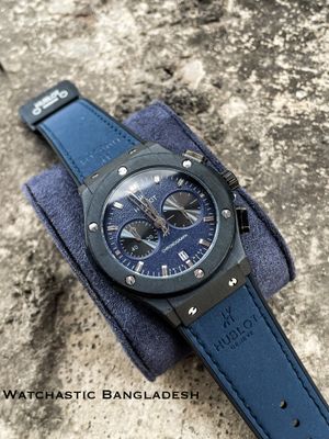 HUBLOT CLASSIC FUSION BLACK CASE BLUE BELT BLUE DIAL_img_0