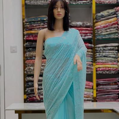 Glittering Glow Gemstone Saree._img_4