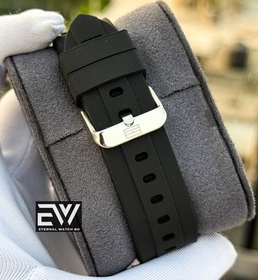 HILFIGER BLACK BELT SILVER CASE_img_1
