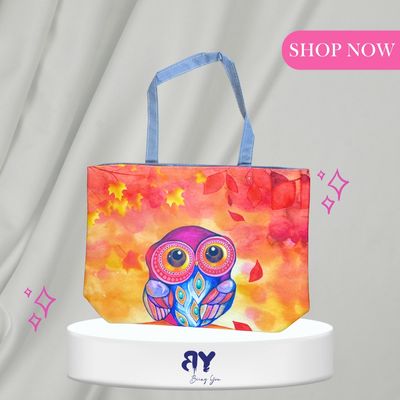 2025 Trendy Canvas Tote Bag – Women’s Multi-Color Print Shoulder Bag | High Capacity, Lightweight & Washable | Custom Pattern Design_img_0