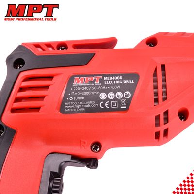 MPT Electric Drill, 400w, 10mm(3/8"), Metal chuck, Model: MED4006_img_4