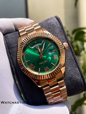 ROLEX DAT DATE ROSE GOLD GREEN_img_0