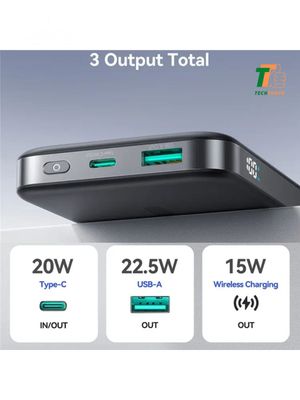 JOYROOM JR-PBM12 22.5W 10000mAh Wireless Power Bank with Kickstand_img_3