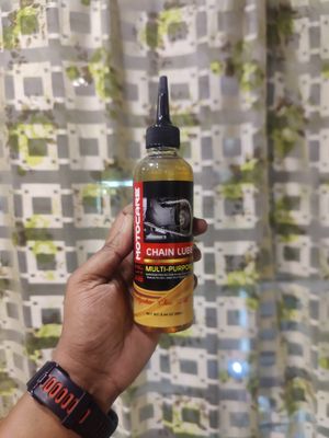 Motocare Chain Lube for Bikes - 200ML | Superior Water-Resistant Lubricant, Friction & Noise Reduction, Rust Protection for All Chains