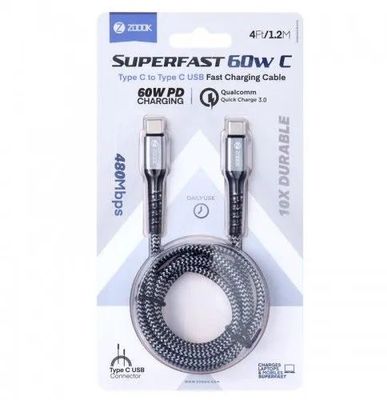 ZOOOK Superfast 60W C USB Type-C To Type-C Fast Charging Cable ._img_2