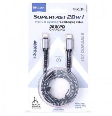 ZOOOK Superfast 20W I USB Type-C To Lightning Fast Charging Cable ._img_1