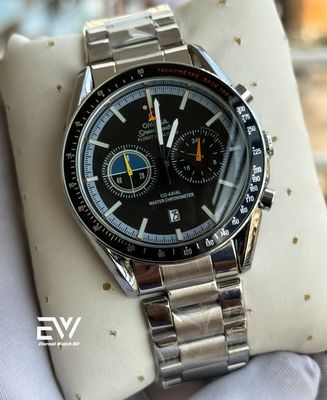 OMEGA SPEED MASTER BLACK DIAL SILVER CASE_img_4